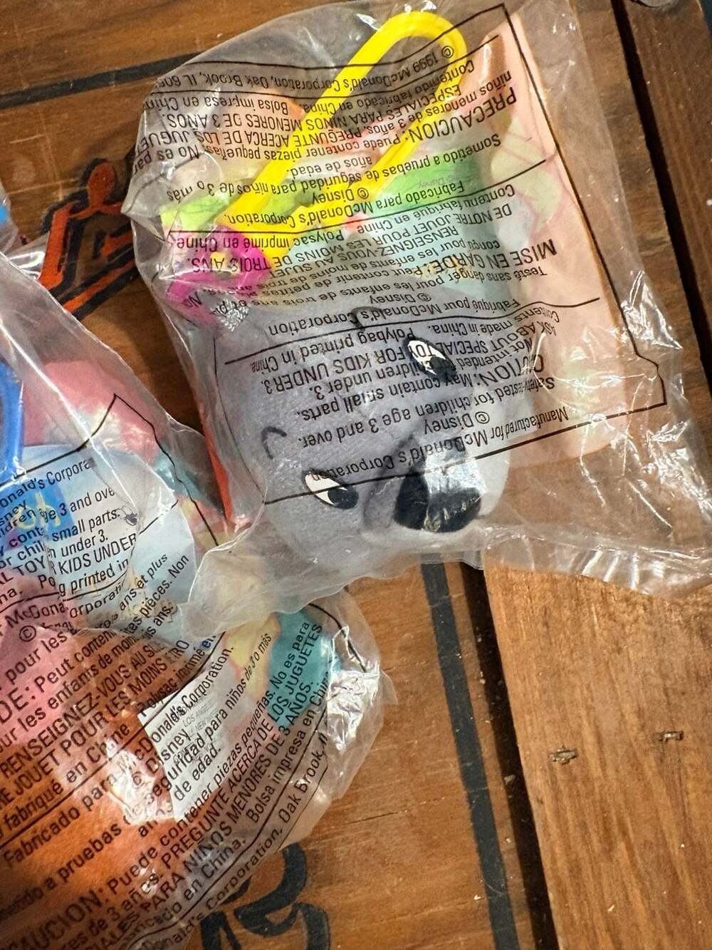 Lot of 6 Vintage 1999 McDonald's Happy Meal Disney Winnie the Pooh Plush Clip To - Picture 7 of 7